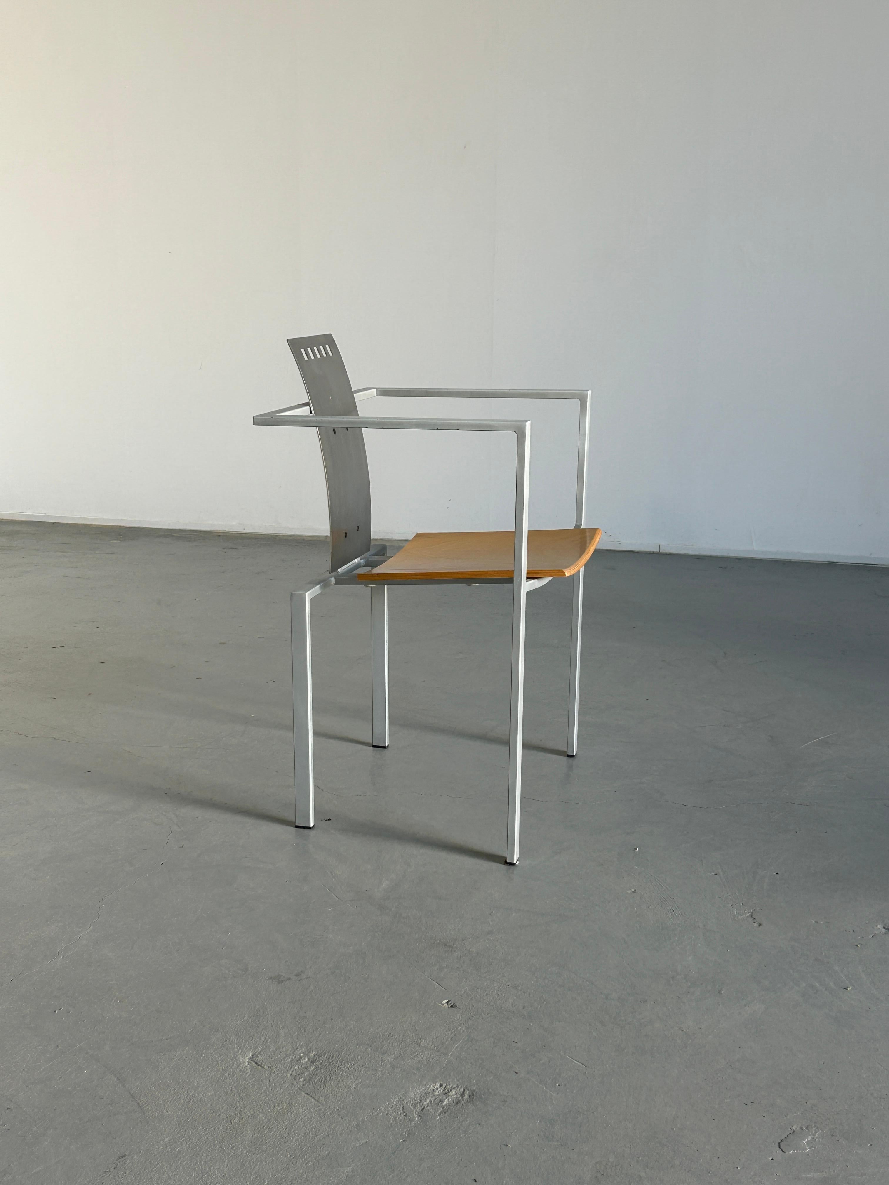 Memphis Design Postmodern Chair by Karl Friedrich Förster for KFF, 1980s Germany In Good Condition In Zagreb, HR