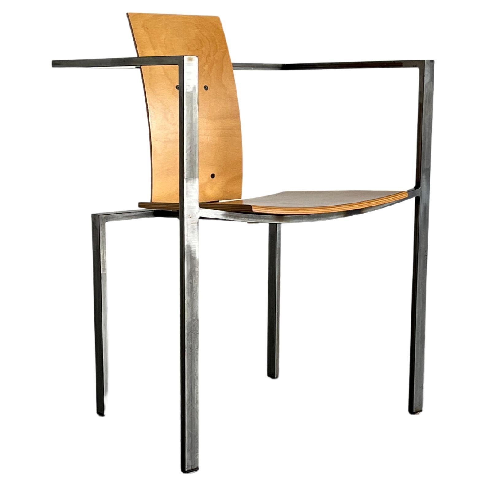 Memphis Design Postmodern Chair by Karl Friedrich Förster for KFF, 1980s Germany For Sale