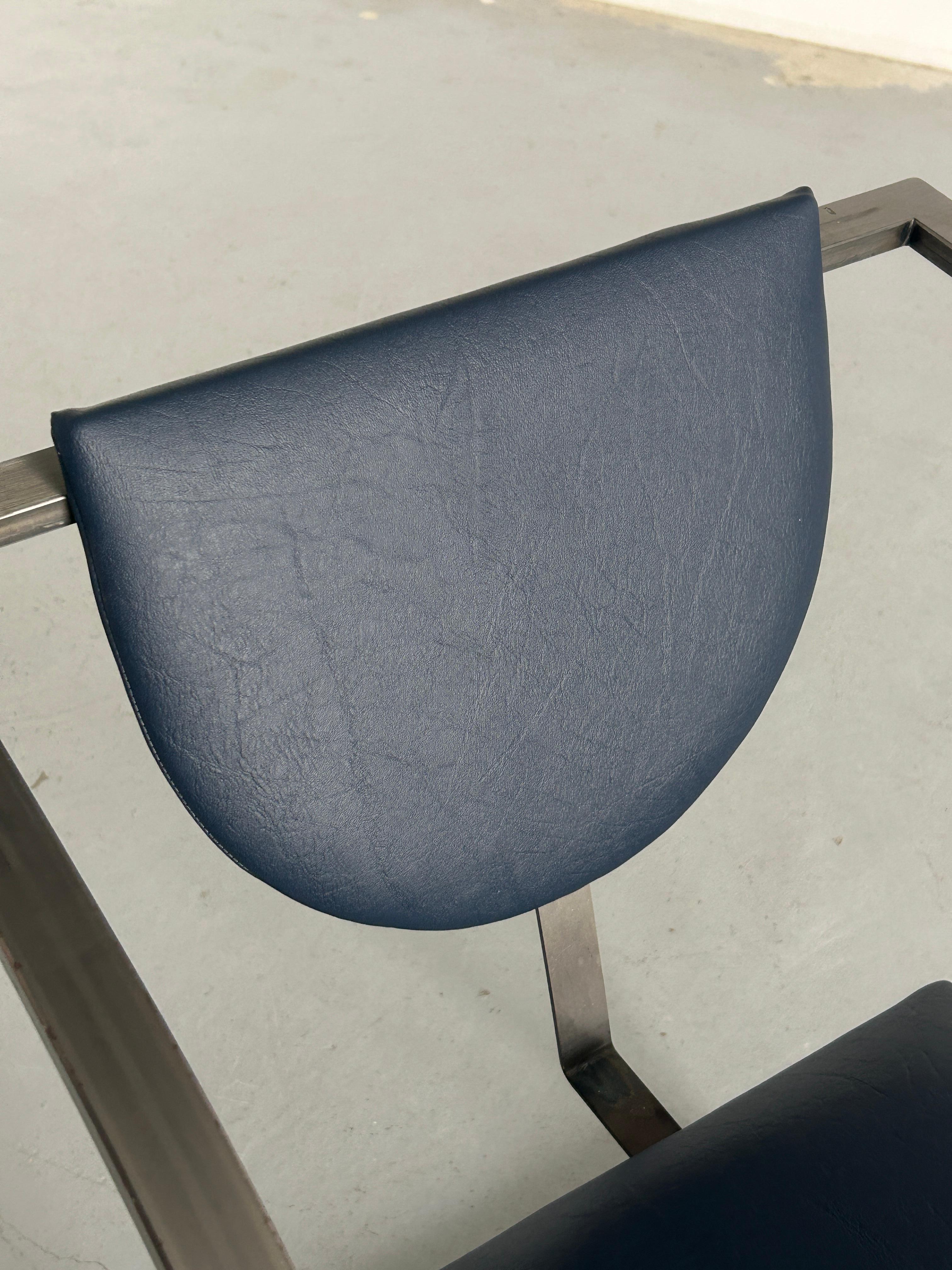 Memphis Design Postmodern Geometrical 'Cosinus' Chair by KFF, 80s Germany For Sale 7