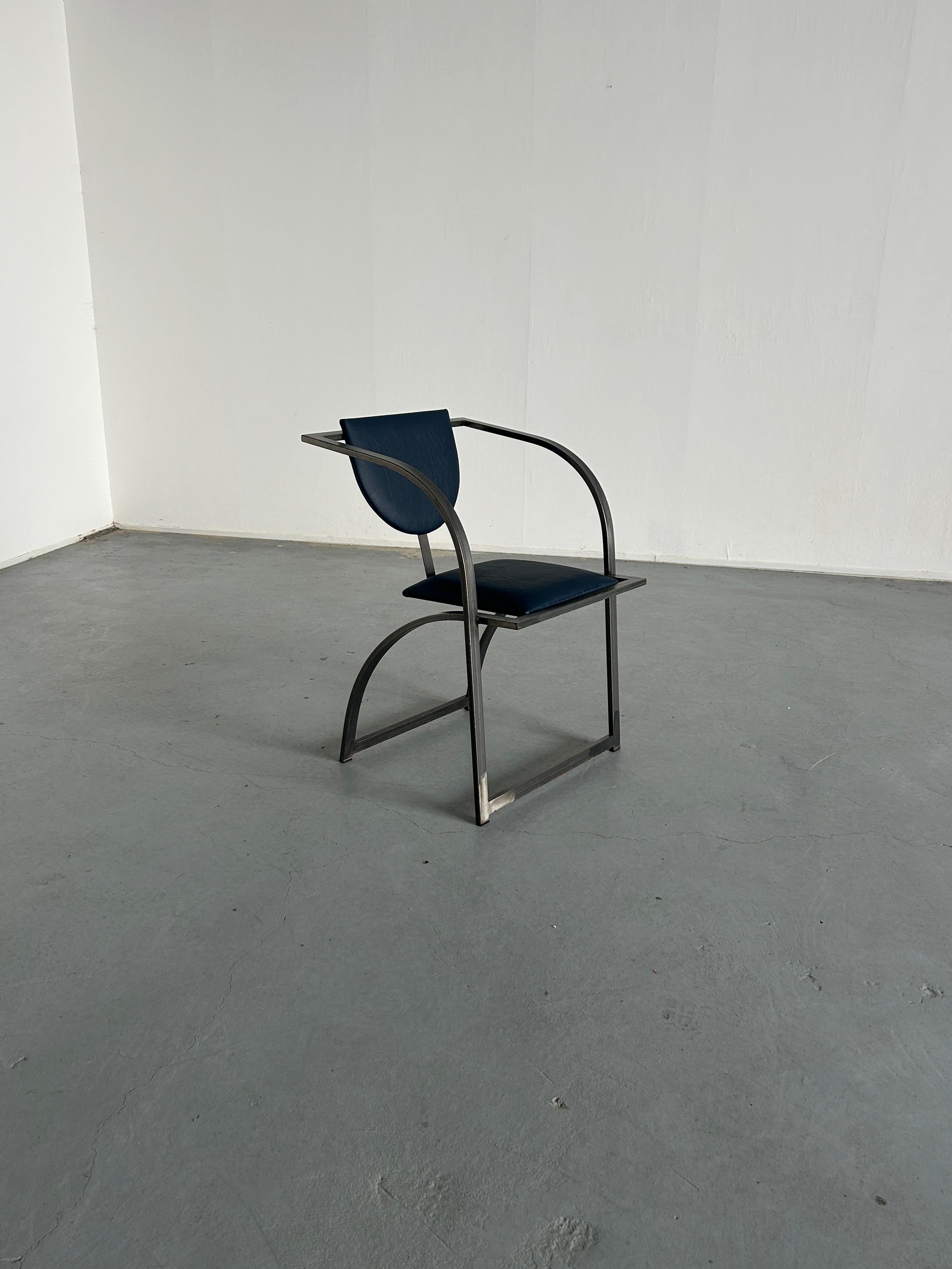Late 20th Century Memphis Design Postmodern Geometrical 'Cosinus' Chair by KFF, 80s Germany For Sale