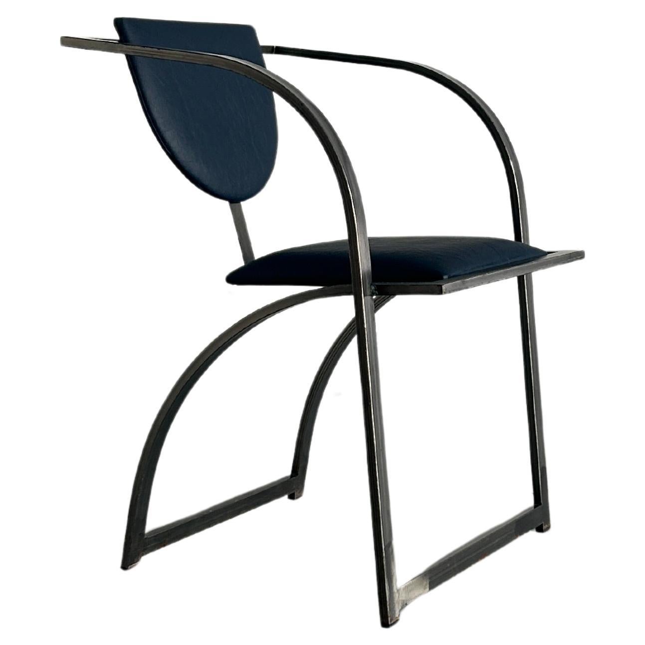 Design/One Chaise géométrique postmoderne 'Cosinus' par KFF, années 80 Allemagne en vente