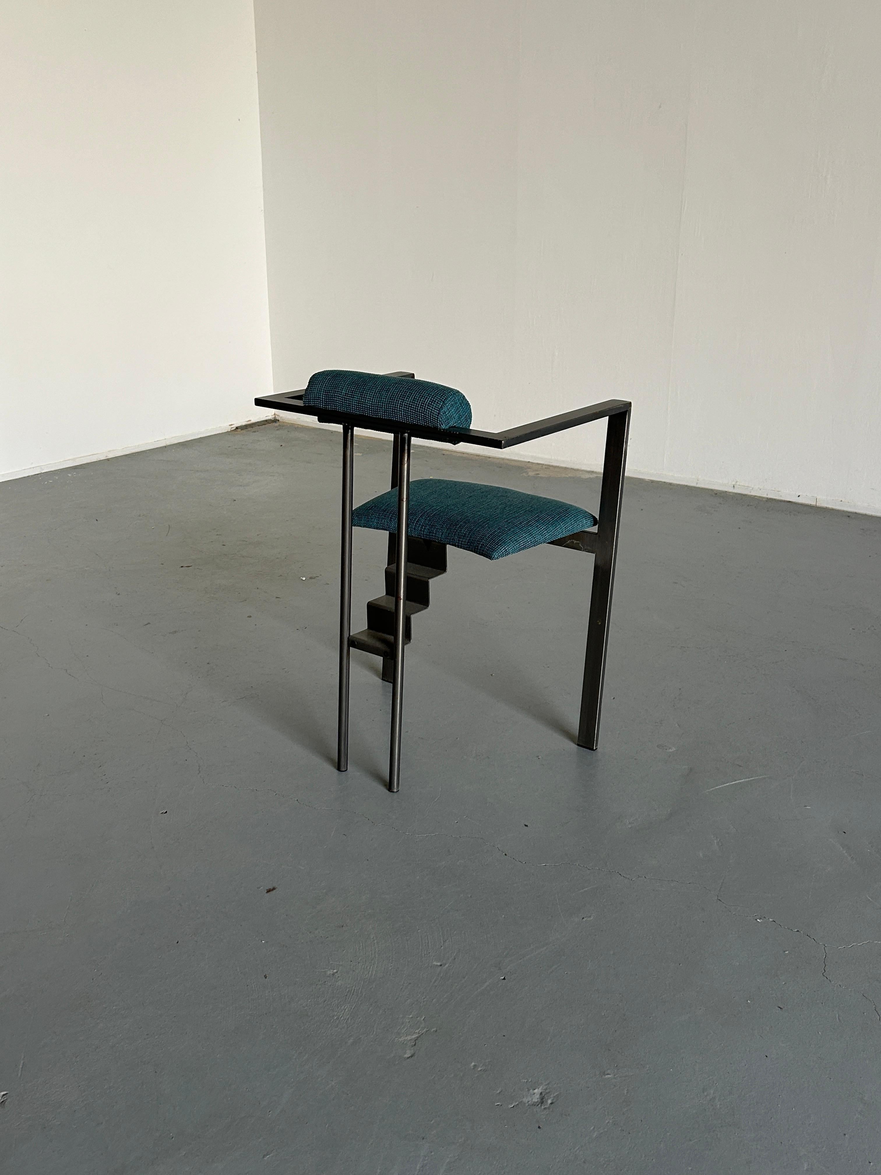Memphis Design Postmoderner 'Trix' Stuhl von Karl Friedrich Förster für KFF, 1980er Jahre (Ende des 20. Jahrhunderts)