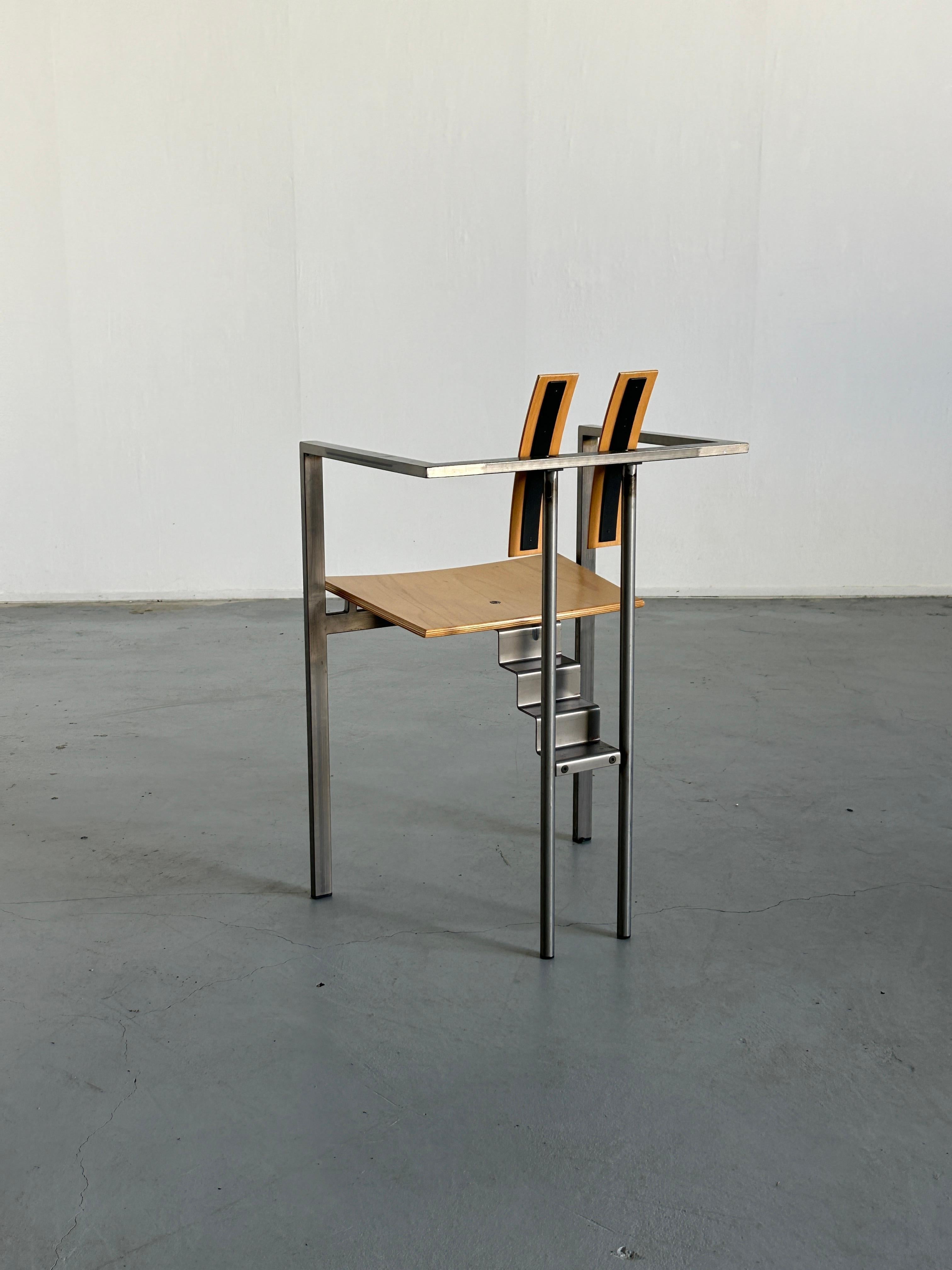 Late 20th Century Memphis Design Postmodern 'Trix' Chair by Karl Friedrich Förster for KFF, 1980s