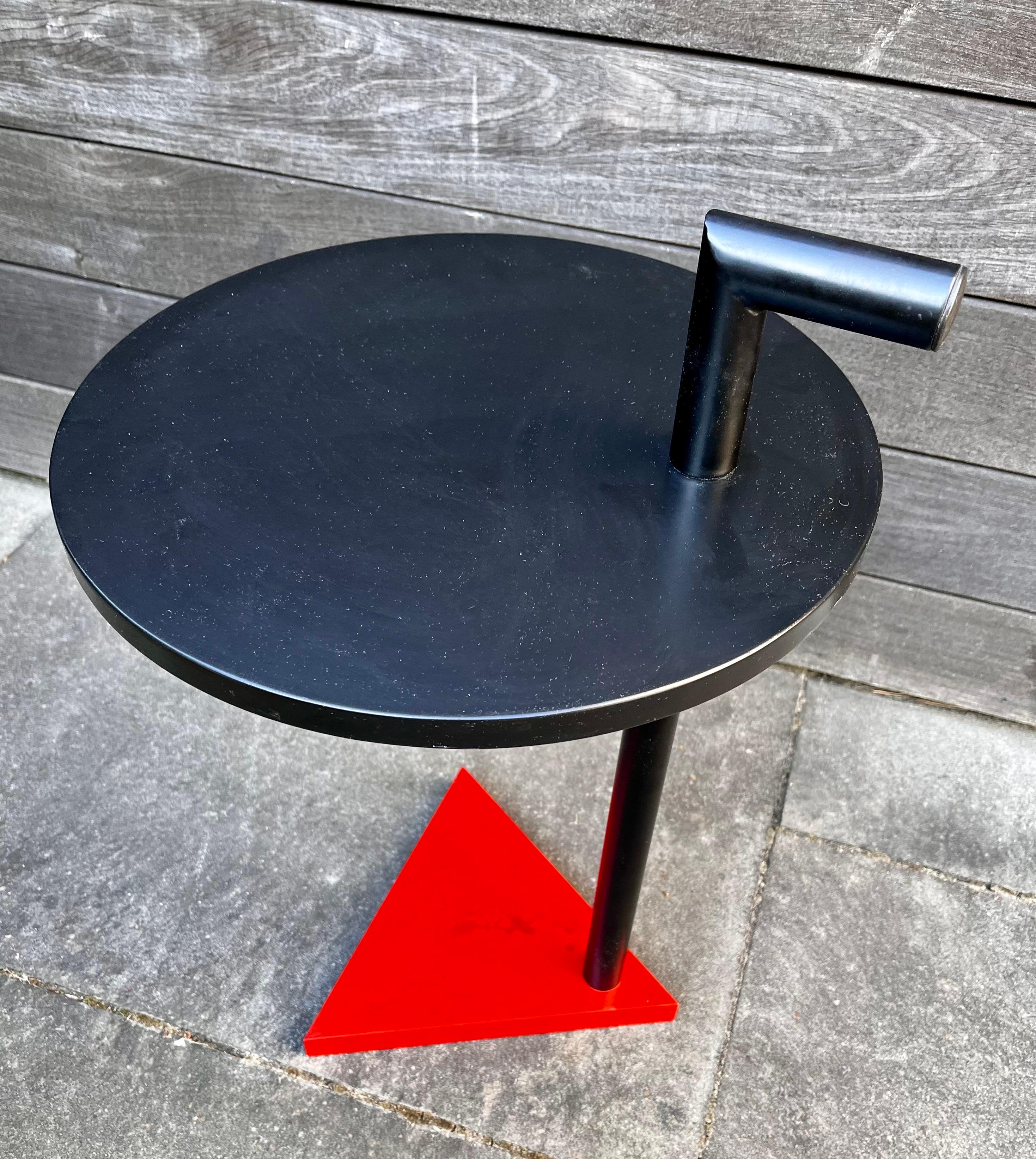 Memphis Design Style Side Table
circa 1980
Made in Sweden
Label on the Bottom

table top 16