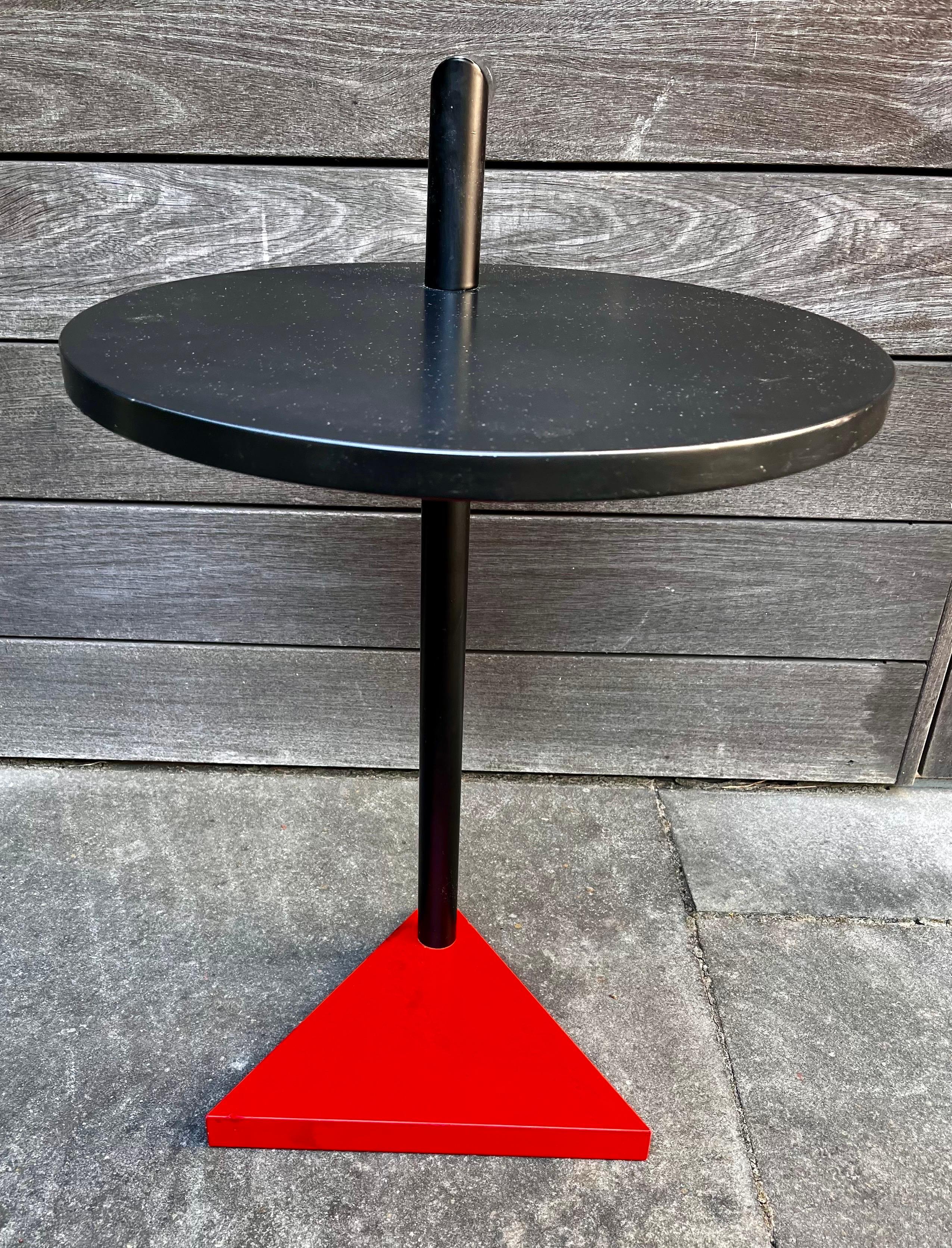 Post-Modern Memphis Design Style Side Table, circa 1980