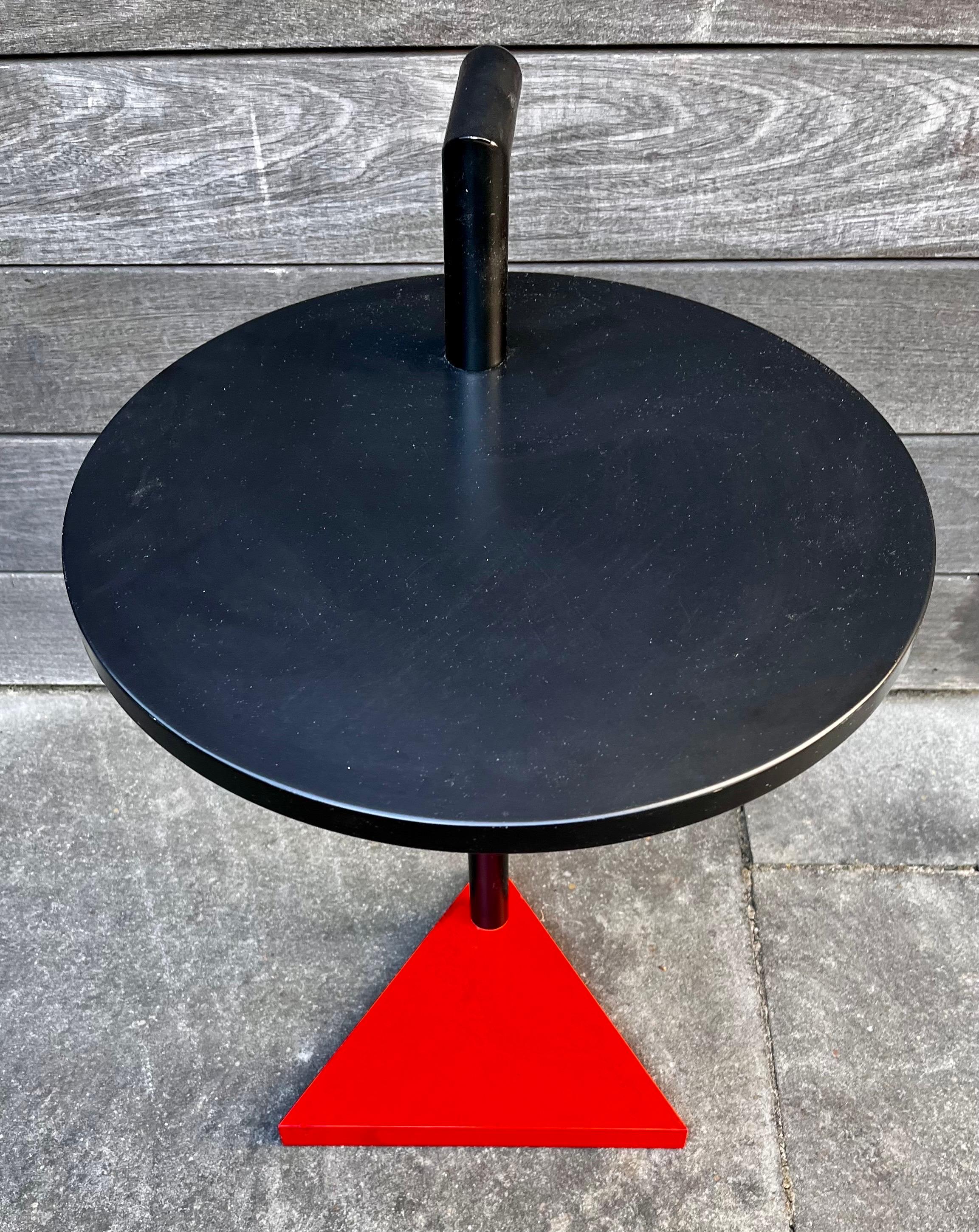 Swedish Memphis Design Style Side Table, circa 1980