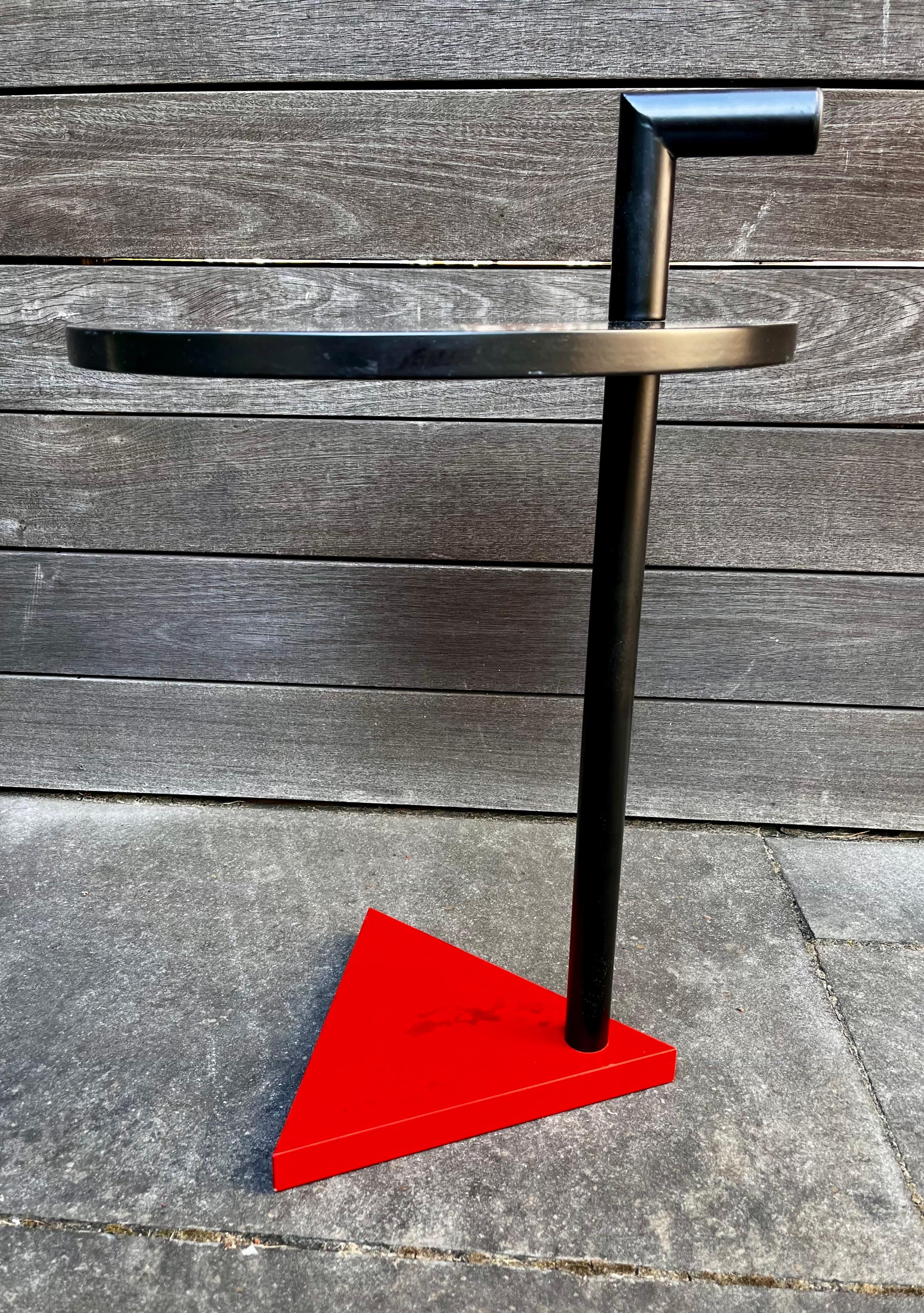 Memphis Design Style Side Table, circa 1980 In Good Condition In Philadelphia, PA