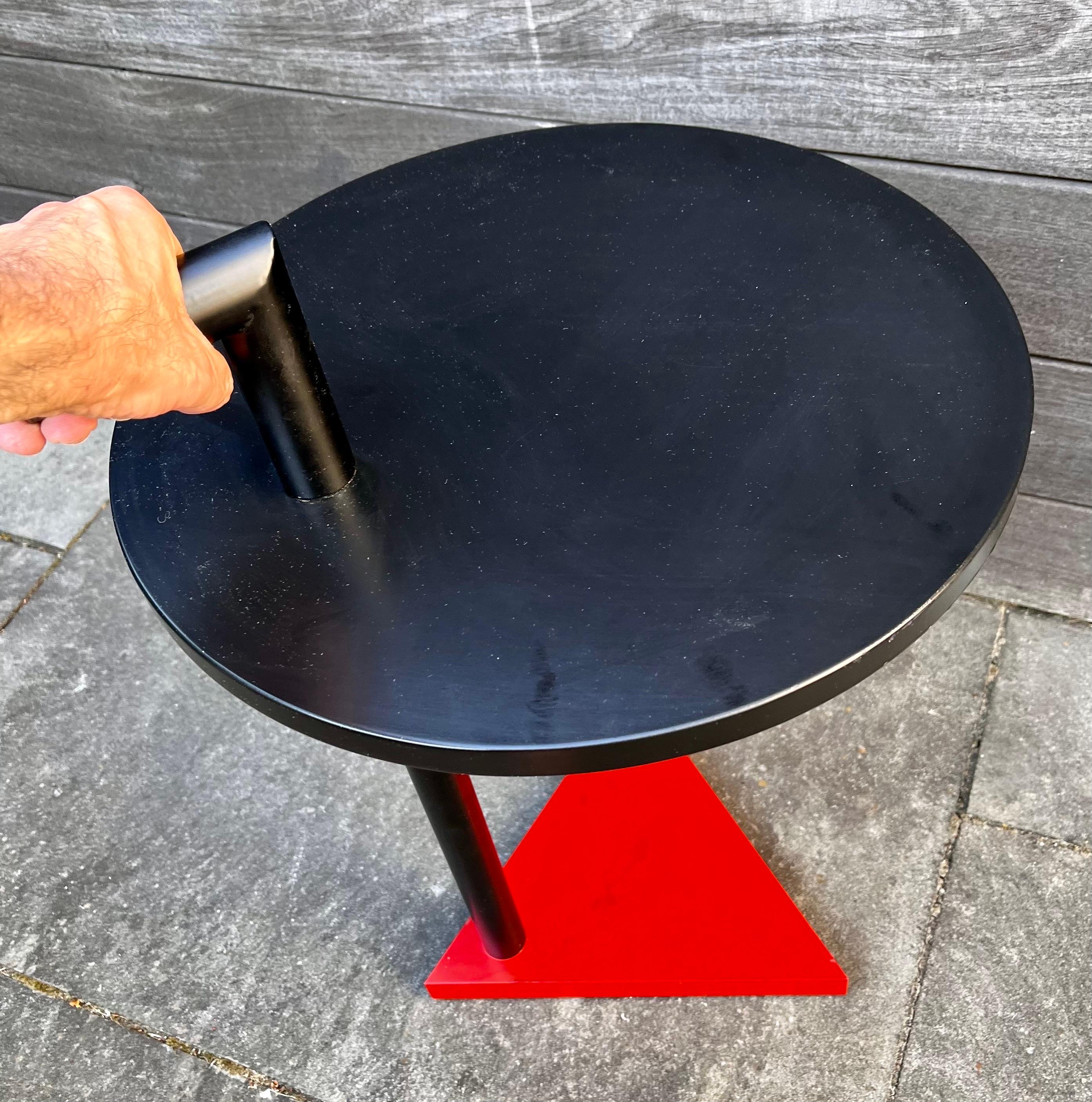 Memphis Design Style Side Table, circa 1980 2