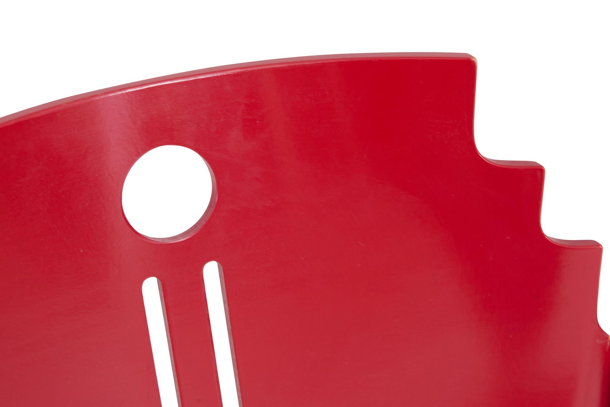 Post-Modern Memphis Style Dining Chairs by Gebrüder Thonet Vienna 5