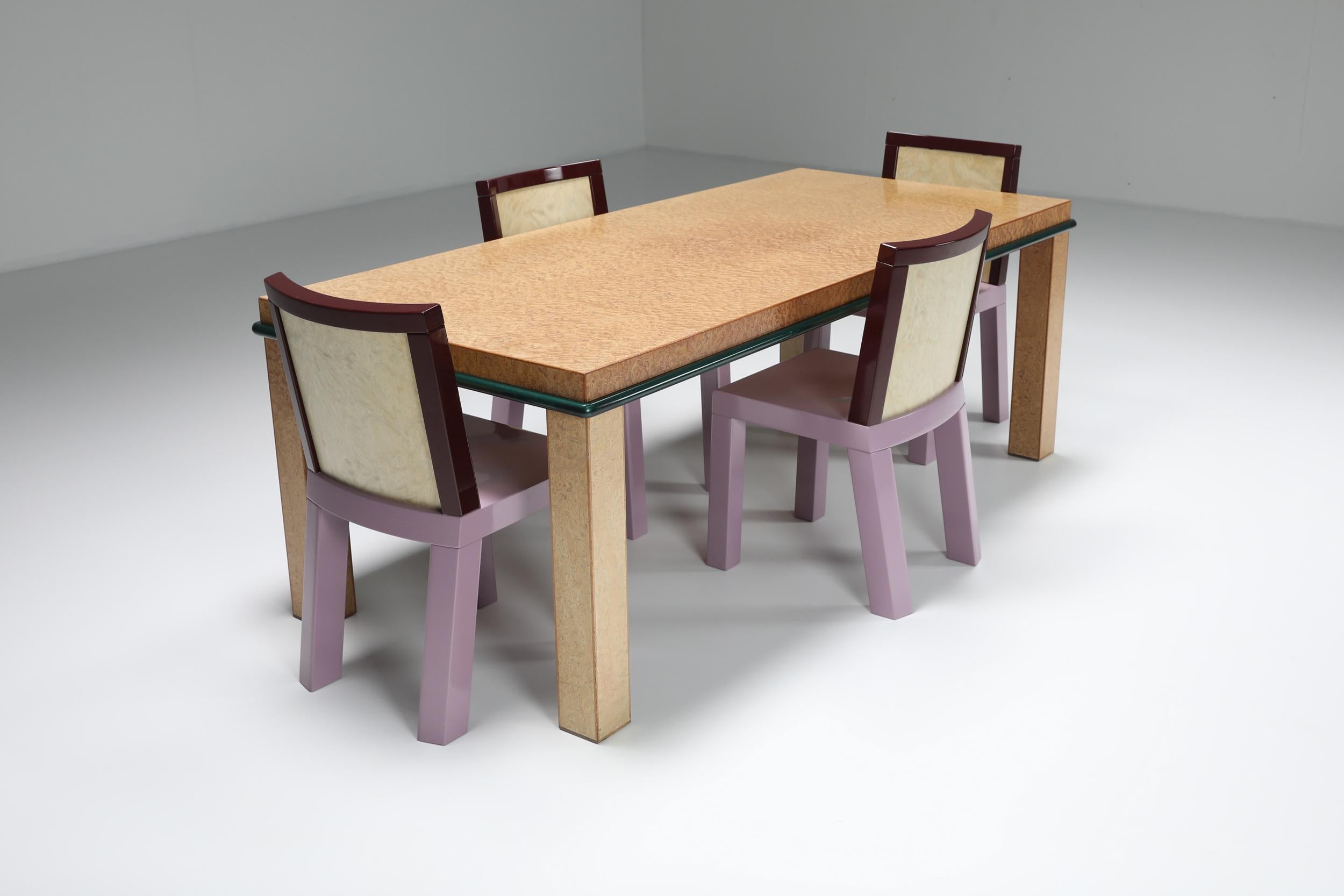 Memphis Dining Table by Ettore Sottsass In Good Condition In Antwerp, BE