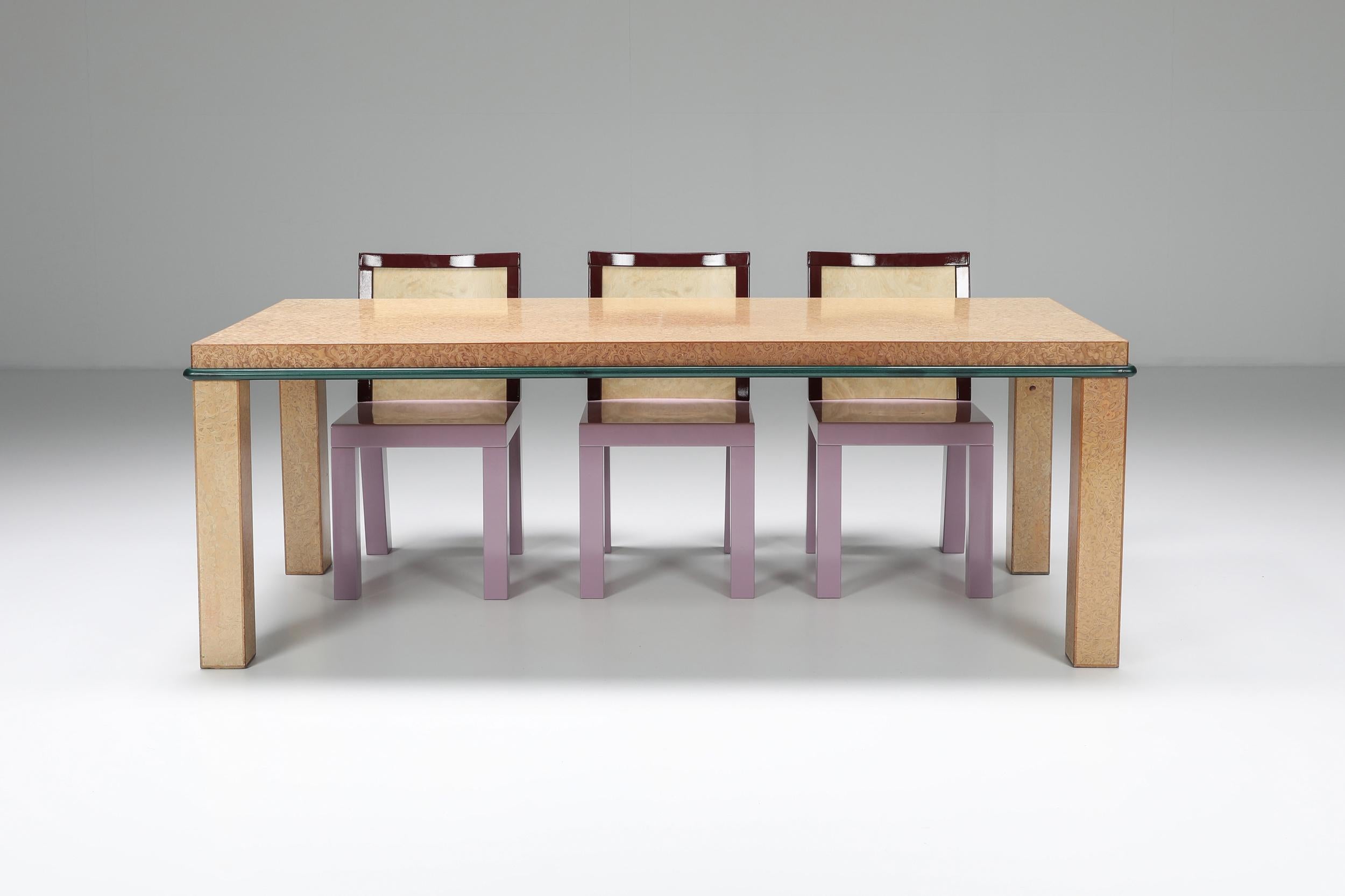 Late 20th Century Memphis Dining Table by Ettore Sottsass