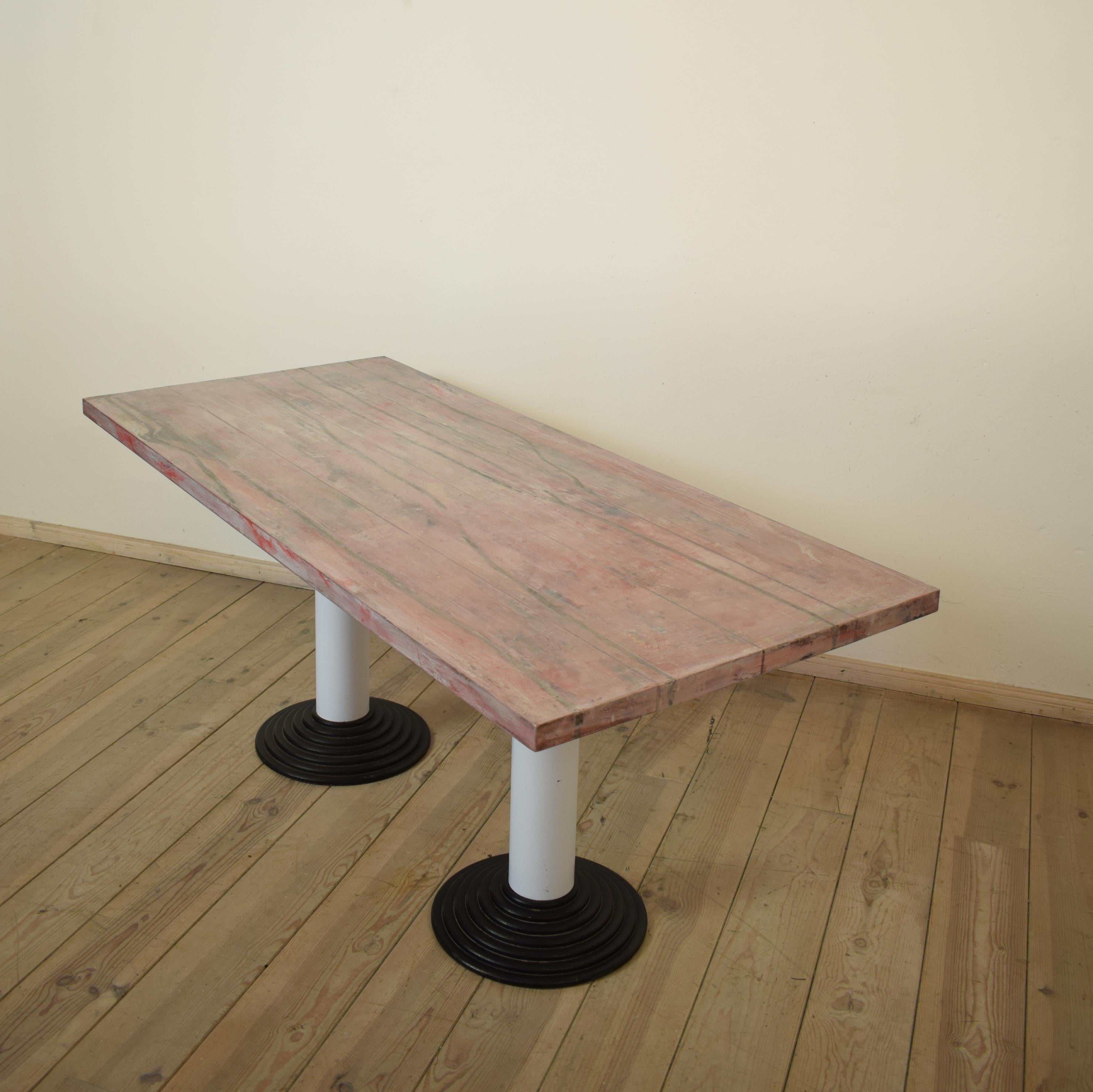 Memphis Dining Table or Desk by Astori De Ponti 