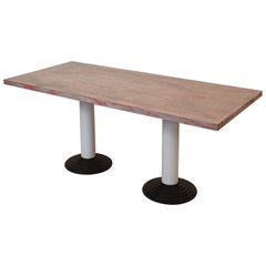 Memphis Dining Table or Desk by Astori De Ponti "Astragalo" for Driade, 1982