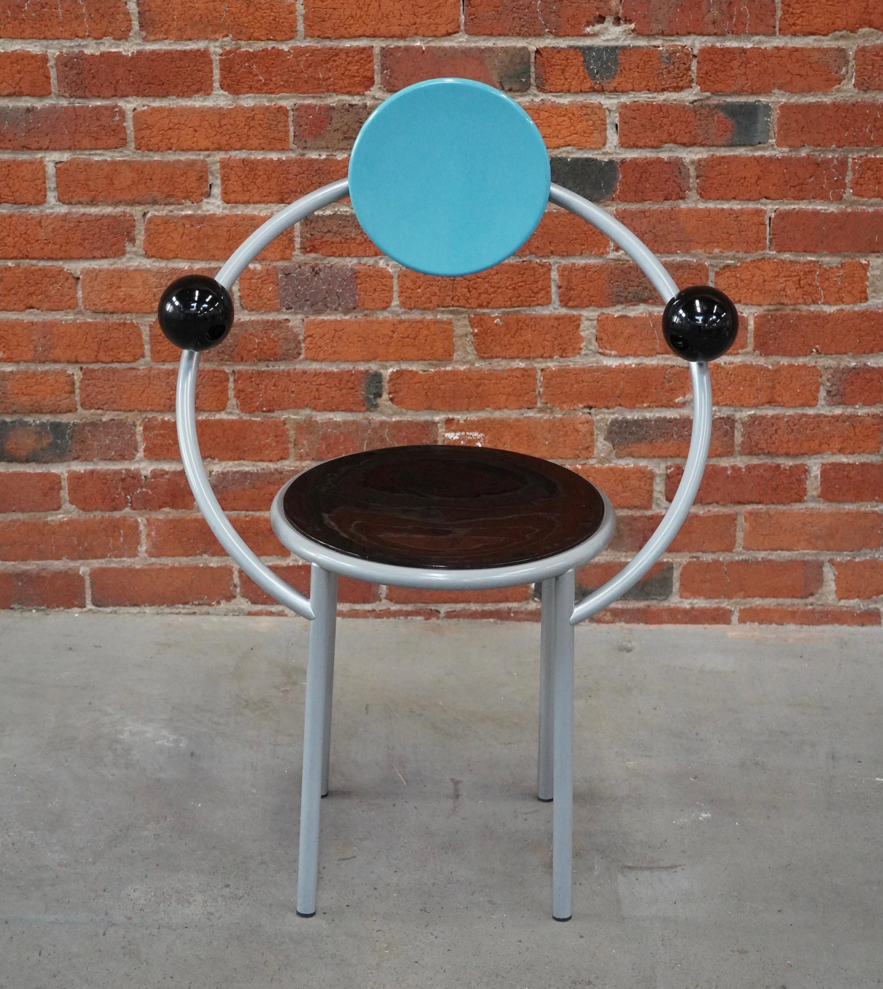 Postmoderne Première chaise Memphis par Michele de Lucchi circa 1983 en vente