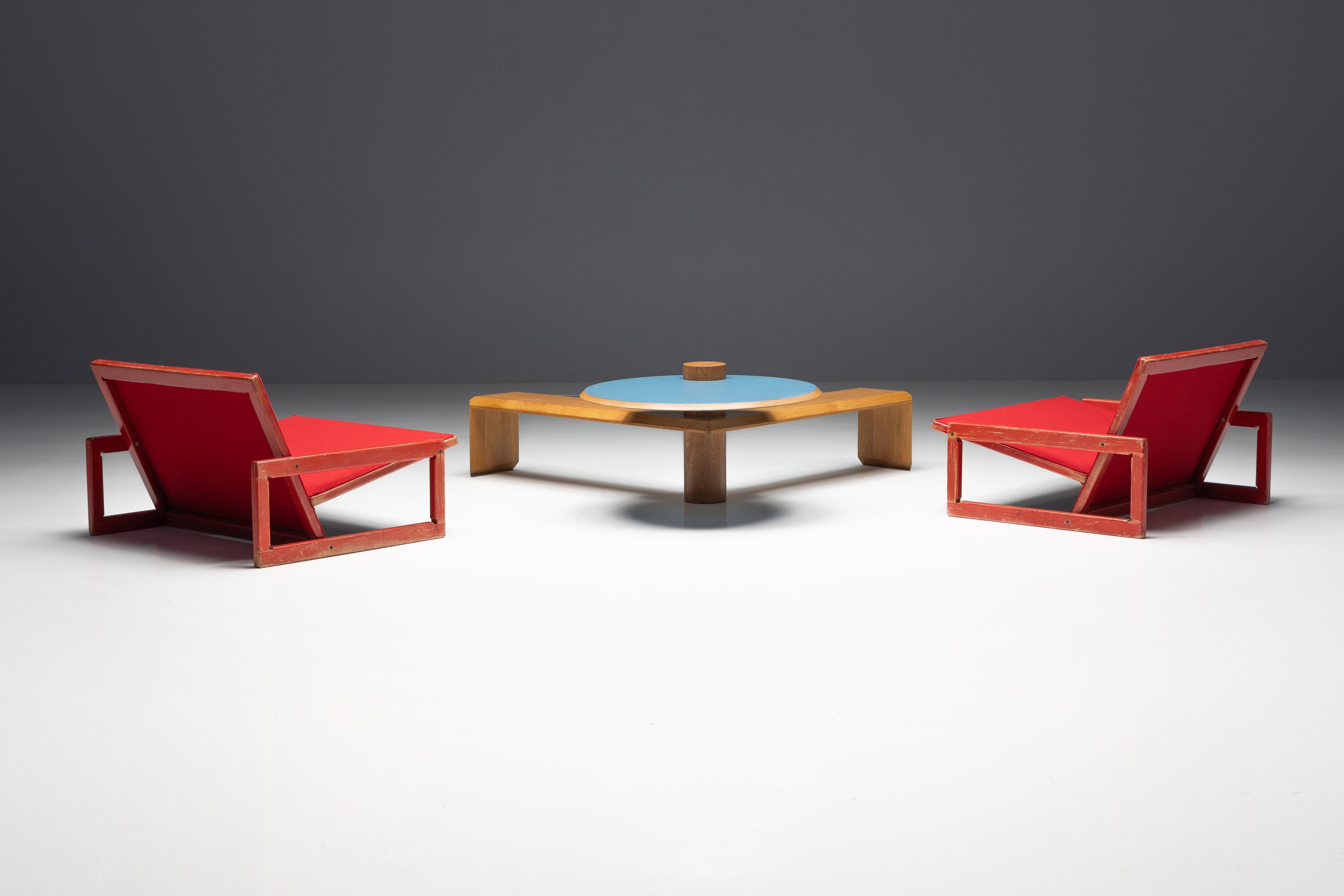 Table basse géométrique Memphis, Italie, années 1980 en vente 10