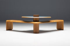 Memphis Geometric Coffee Table, Italy, 1980s