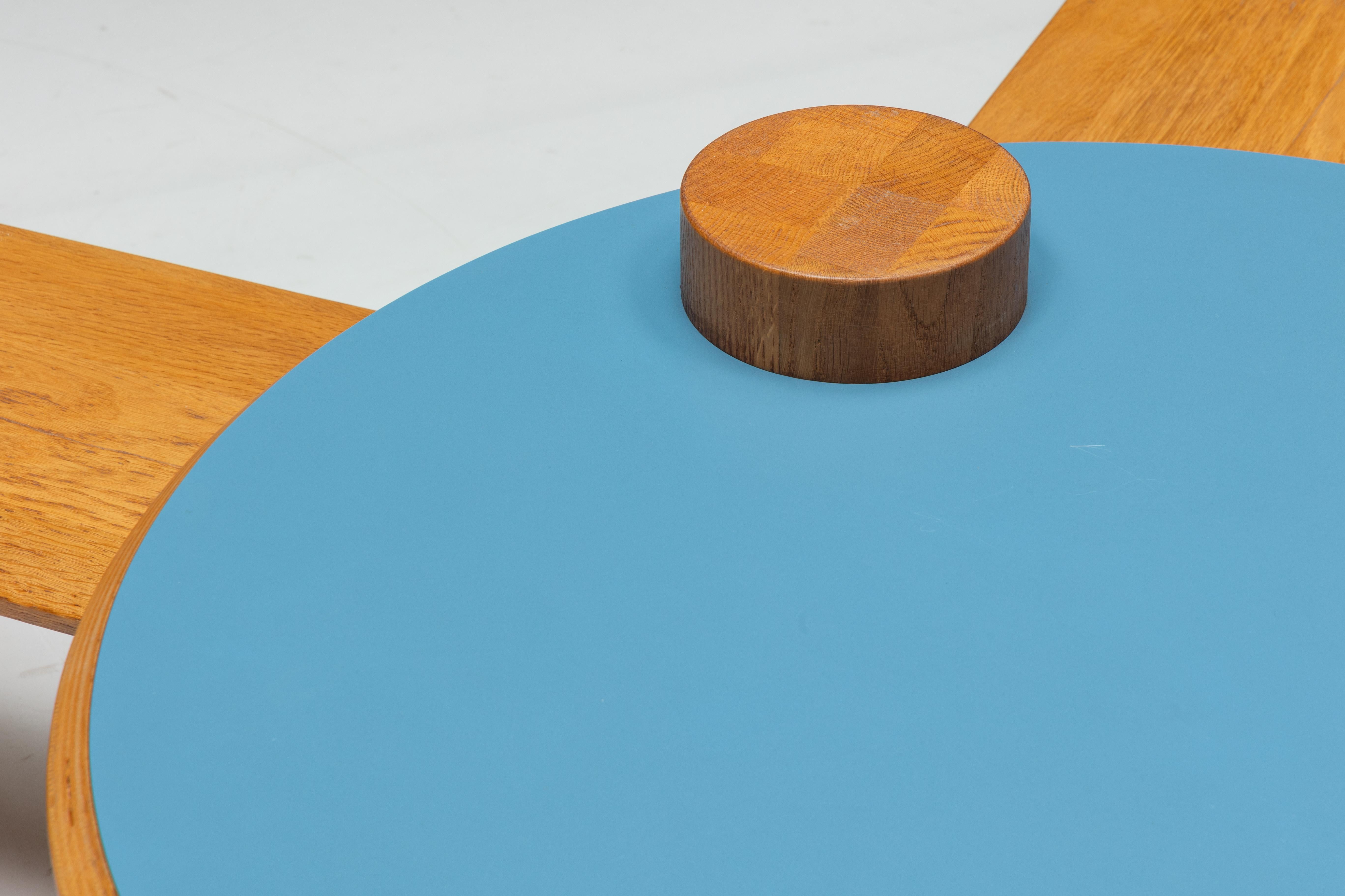 Fin du 20e siècle Table basse géométrique Memphis, Italie, années 1980 en vente