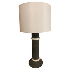 Memphis Grey and White Table Resin Lamp