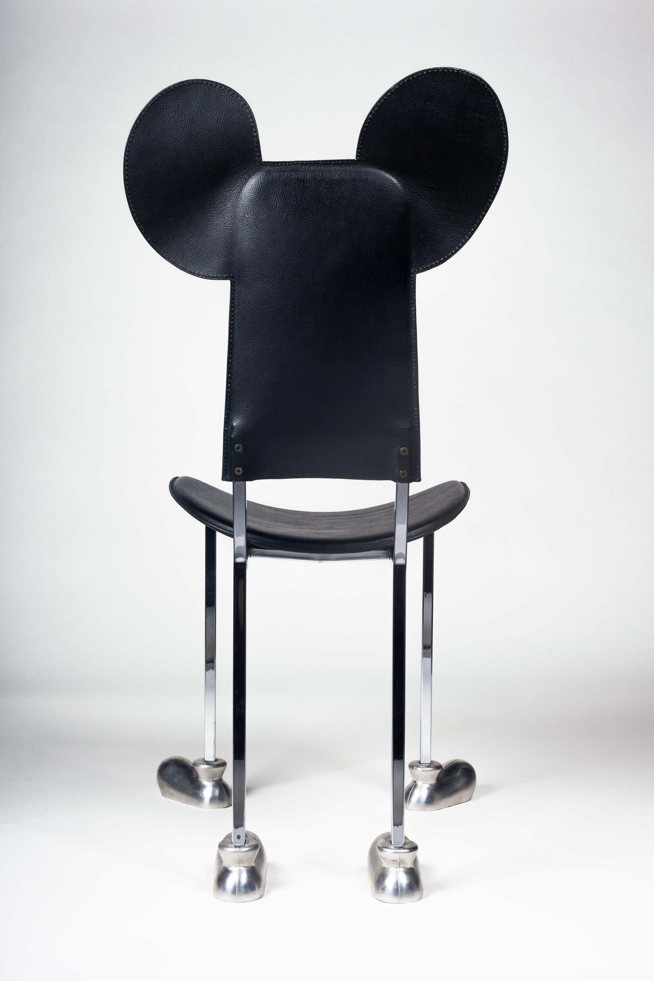 Memphis Mickey Mouse Chair by Javier Mariscal, 