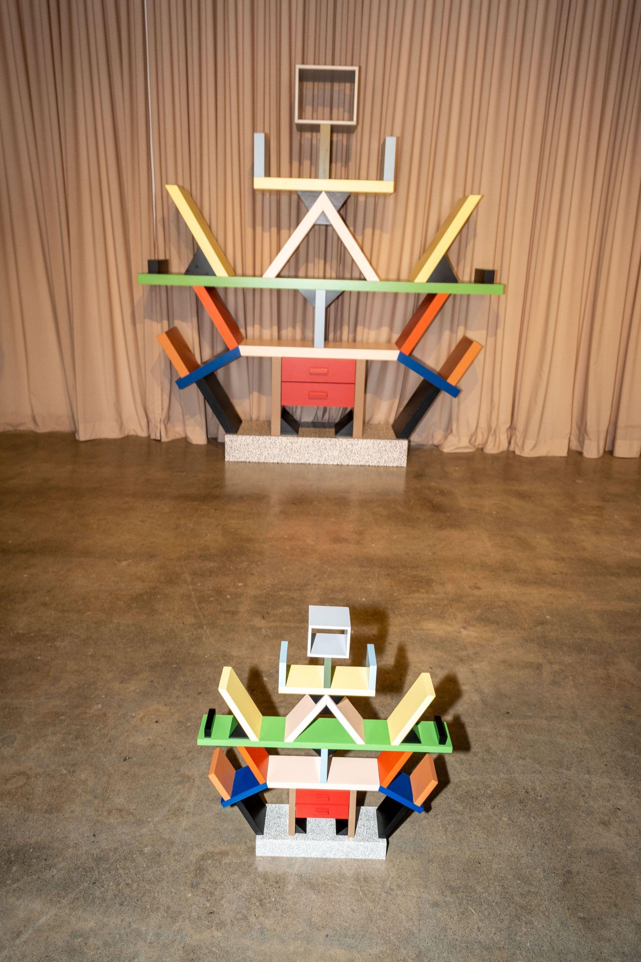 Italiano Memphis Milano Carlton Miniature, Edizione Limitata di Ettore Sottsass in vendita