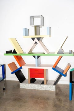 Memphis Milano Carlton Shelf by Ettore Sottsass