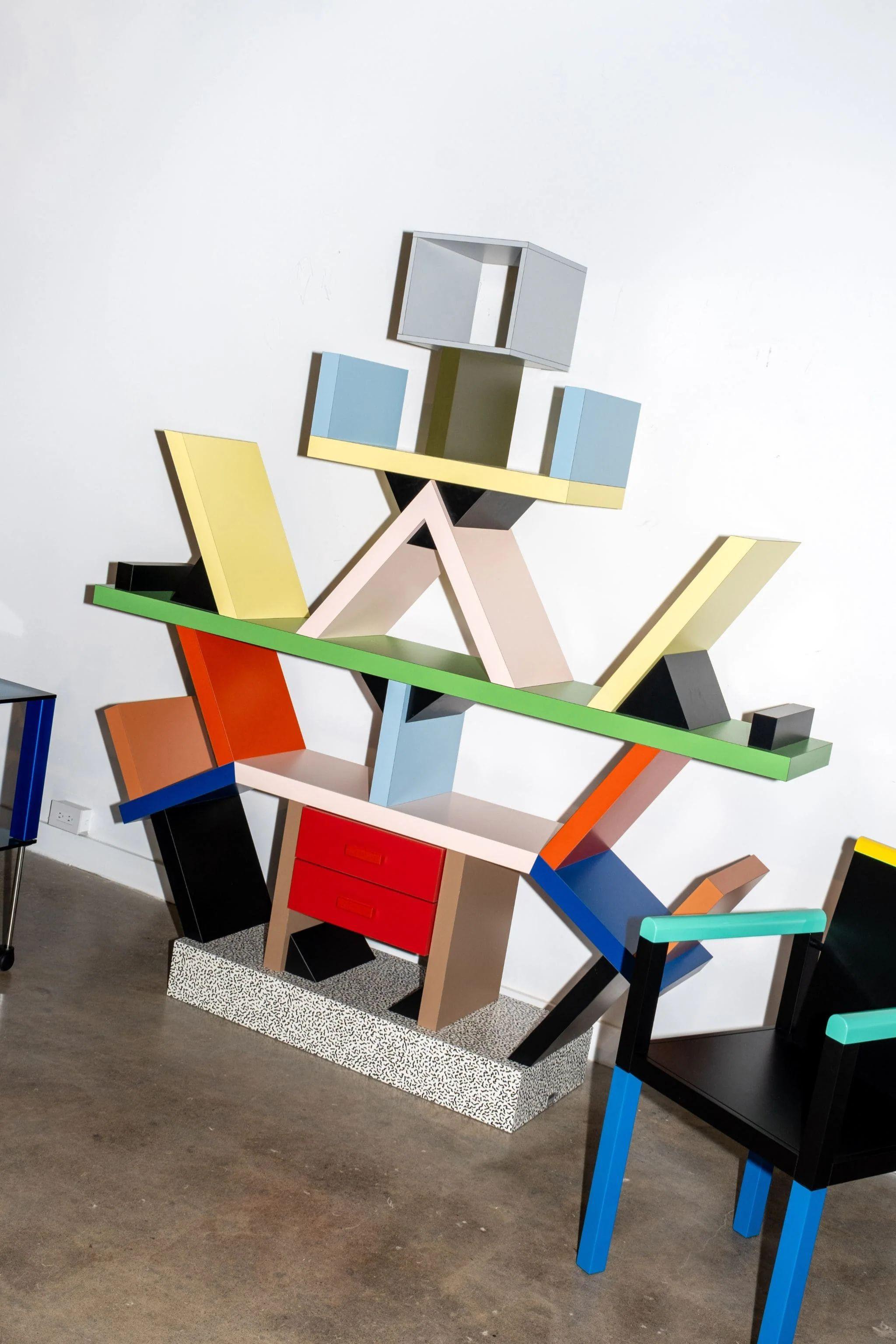 Postmoderno Mensola Memphis Milano Carlton di Ettore Sottsass in vendita