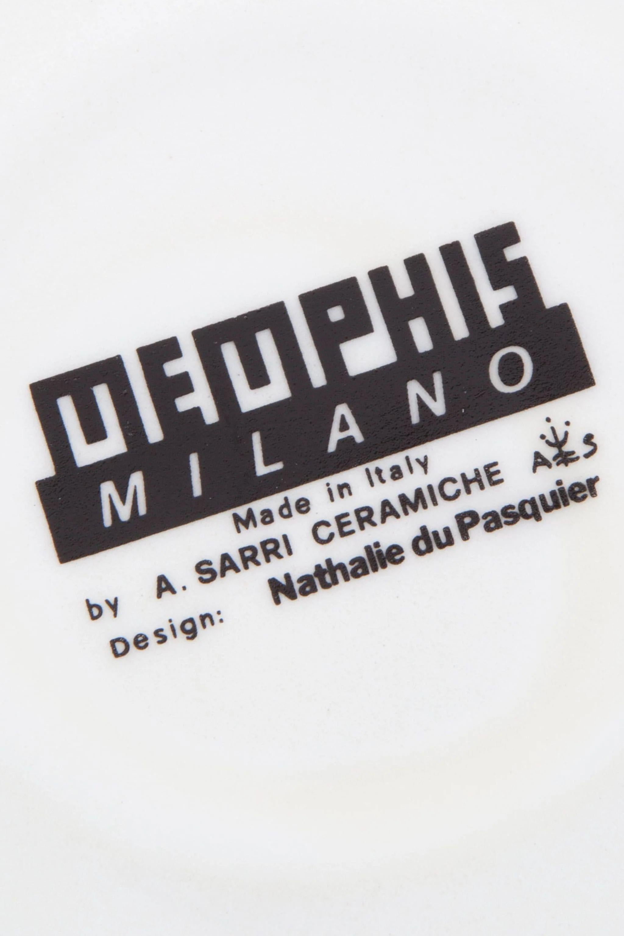 Italiano Memphis Milano Cavolfiore in ceramica di Nathalie Du Pasquier in vendita