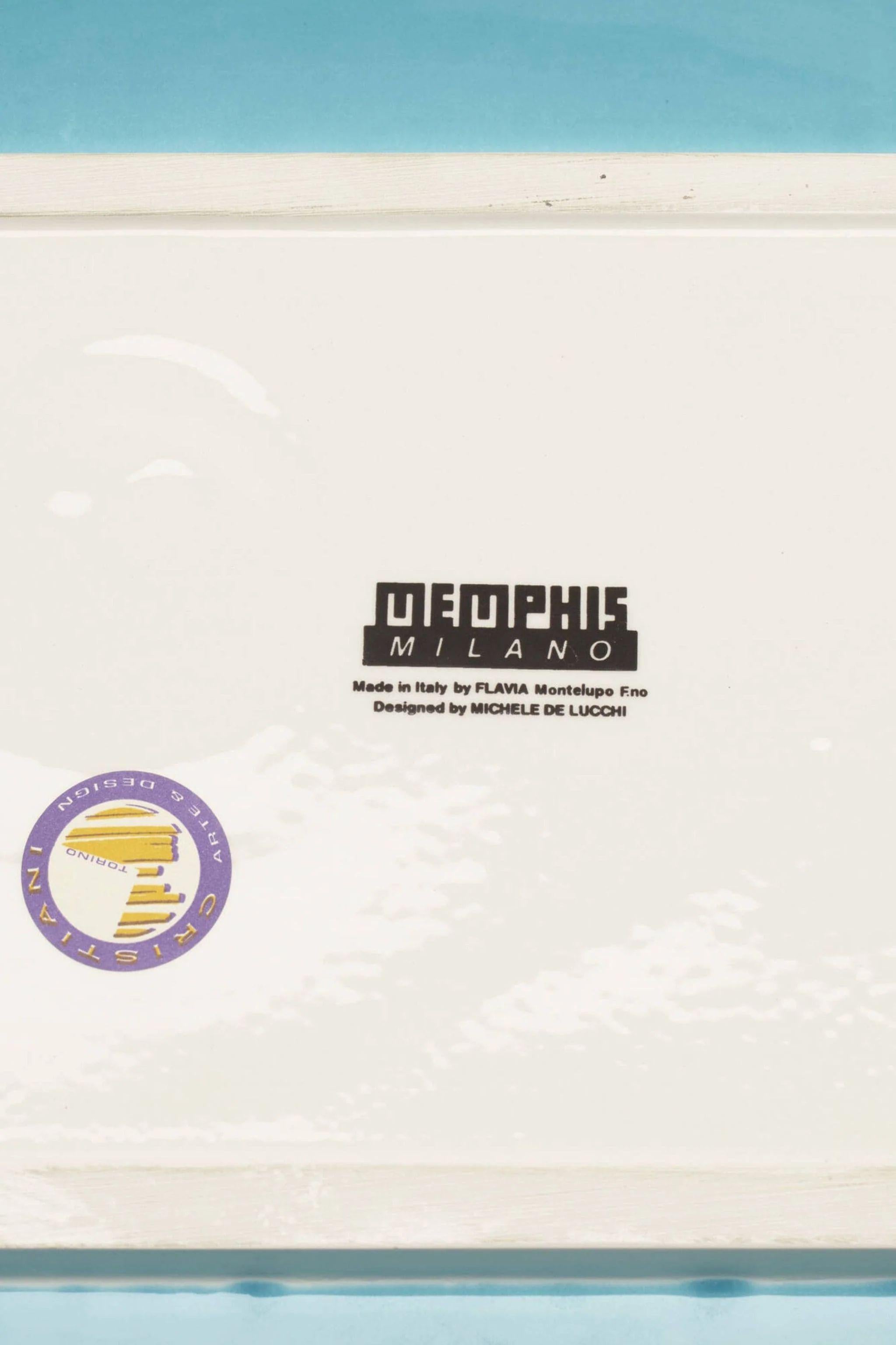 italien Memphis Milano Celery Ceramic by Michele De Lucchi en vente