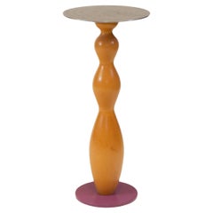 Memphis Milano Cleopatra Side Table Pedestal Designed By Marco Zanuso Jr 1987