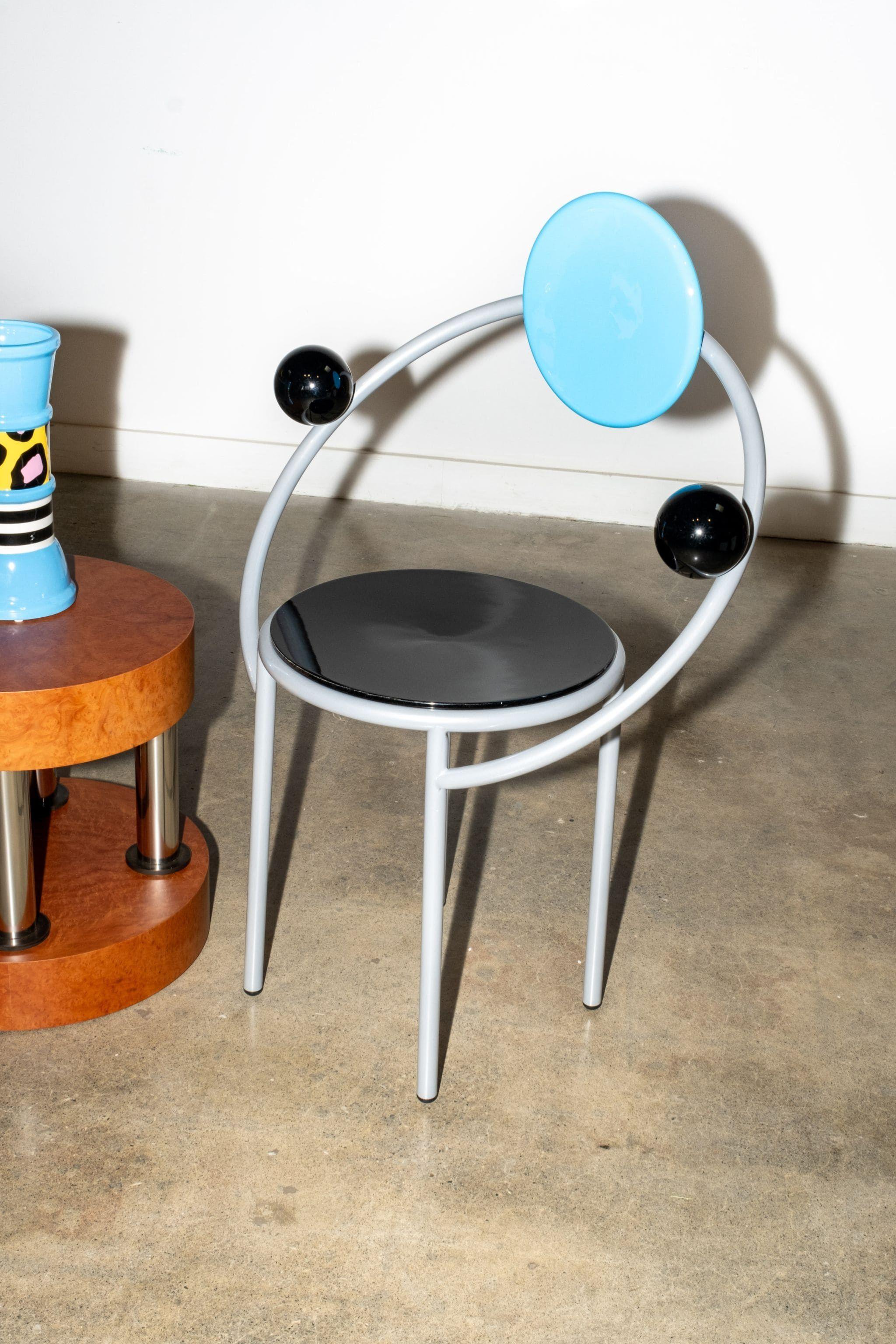 Post-Modern Memphis Milano First Chair by Michele De Lucchi For Sale