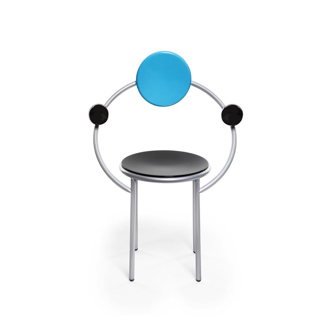 Contemporary Memphis Milano First Chair by Michele De Lucchi For Sale