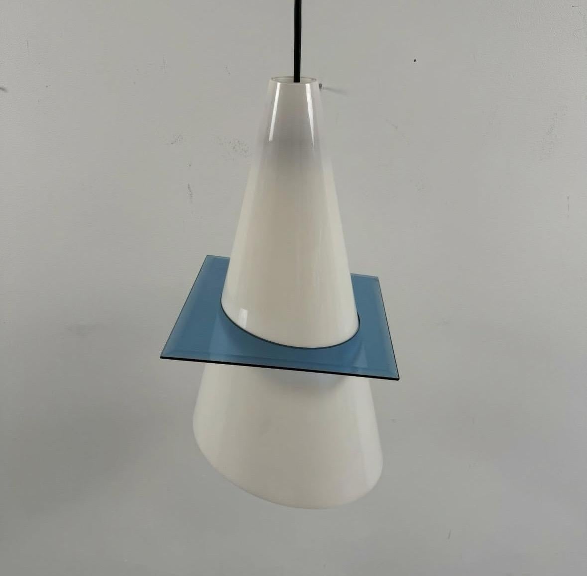 Postmoderne Lampe Memphis Milano de Franco Raggi et Daniela Puppa pour Fontanna Arte /1980 en vente