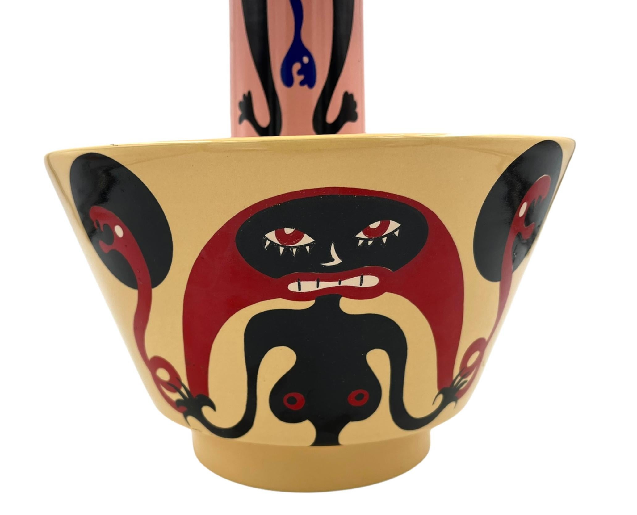 Memphis Milano Marco Zanini & Massimo Giacon Vase For Sale 1