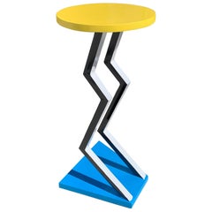 Post-Modern Michele De Lucci Style Pedestal Table