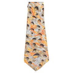 Vintage Memphis Milano Postmodern Silk Necktie by Andrea Branzi