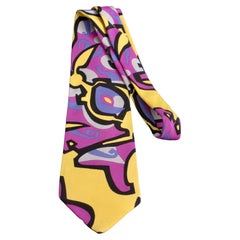 Memphis Milano Postmodern Silk Necktie by G. Della Vittoria