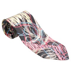 Memphis Milano Postmodern Silk Necktie by Massimo Iosa Ghini