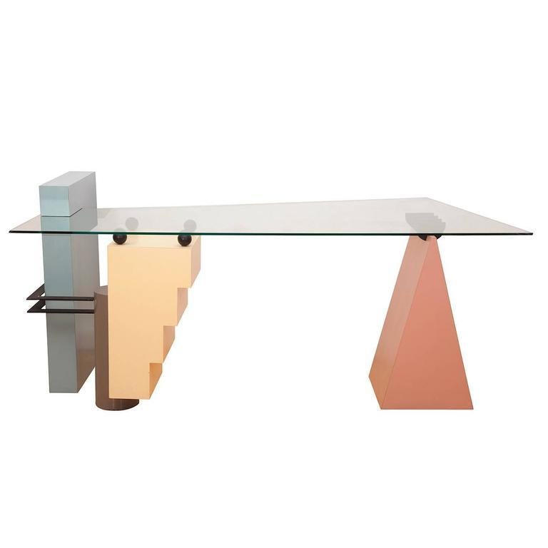 Memphis Milano Style Desk at 1stDibs