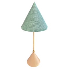 Memphis Milano Style Lamp, Original Cardboard Conical Shade
