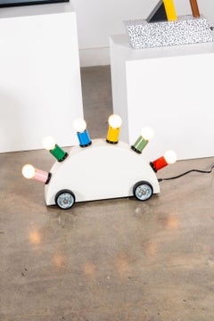 Memphis Milano Super Lamp, White by Martine Bedin