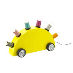 Lampe Super Memphis Milano, jaune par Martine Bedin