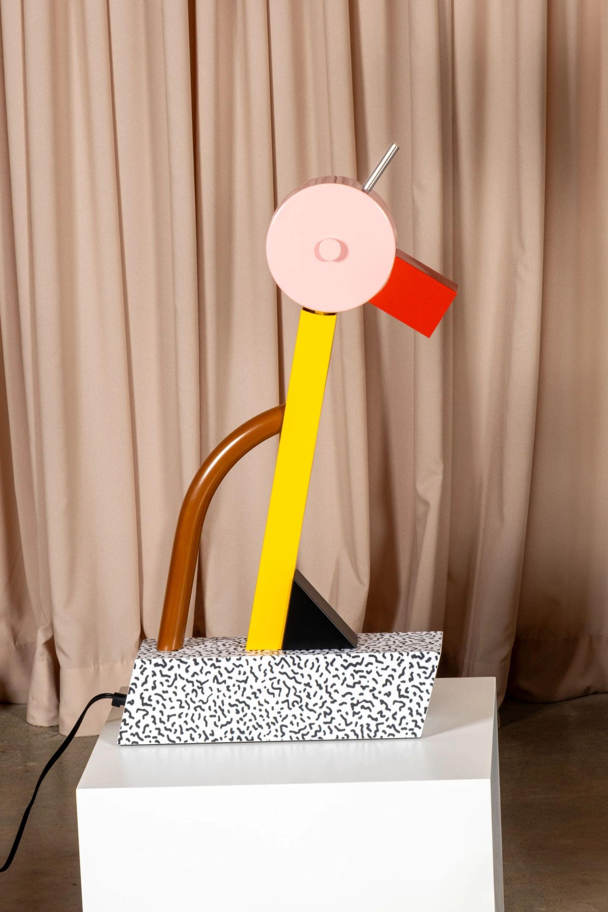 Metallo Lampada Memphis Milano Tahiti di Ettore Sottsass in vendita