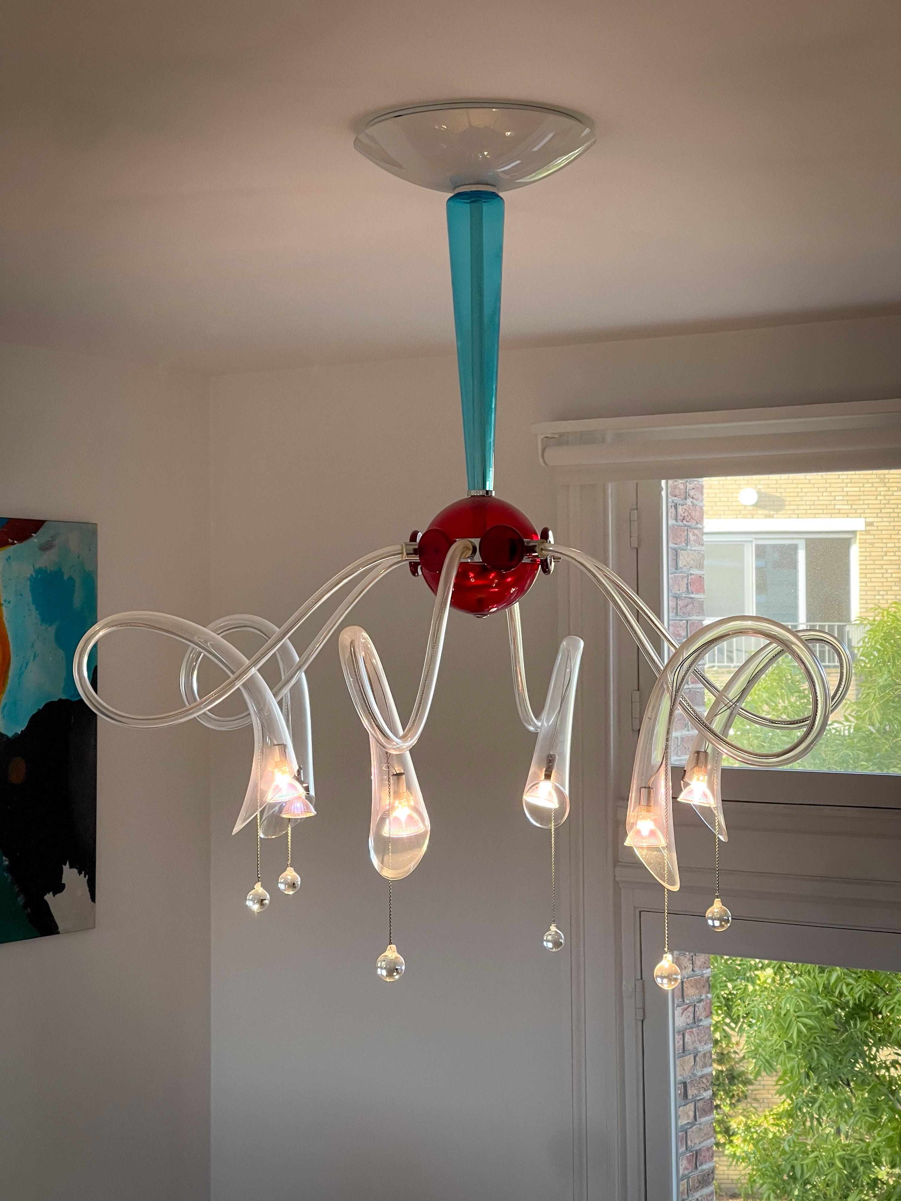 Memphis-Kronleuchter „Nemo“ von VeArt Artemide im Angebot 2