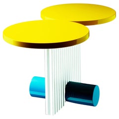 MEMPHIS "POLAR" Side Table / Michele De Lucchi / P{ostModern