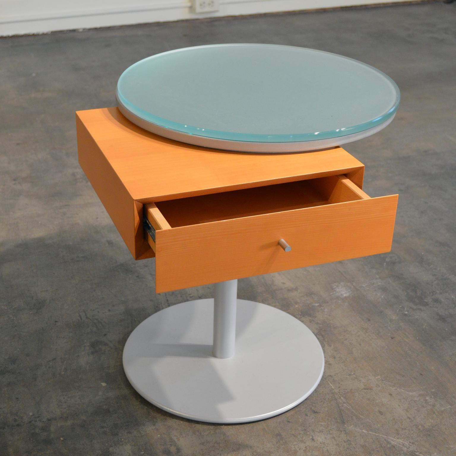 Post-Modern Memphis Side Table or Nightstand