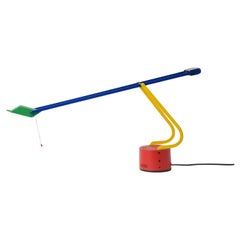 Lampada da tavolo alogena regolabile Memphis Stilplast Italia anni '80