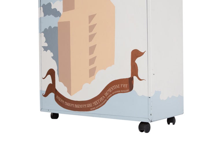 Memphis Style Bespoke Cabinet, 1980s For Sale at 1stdibs