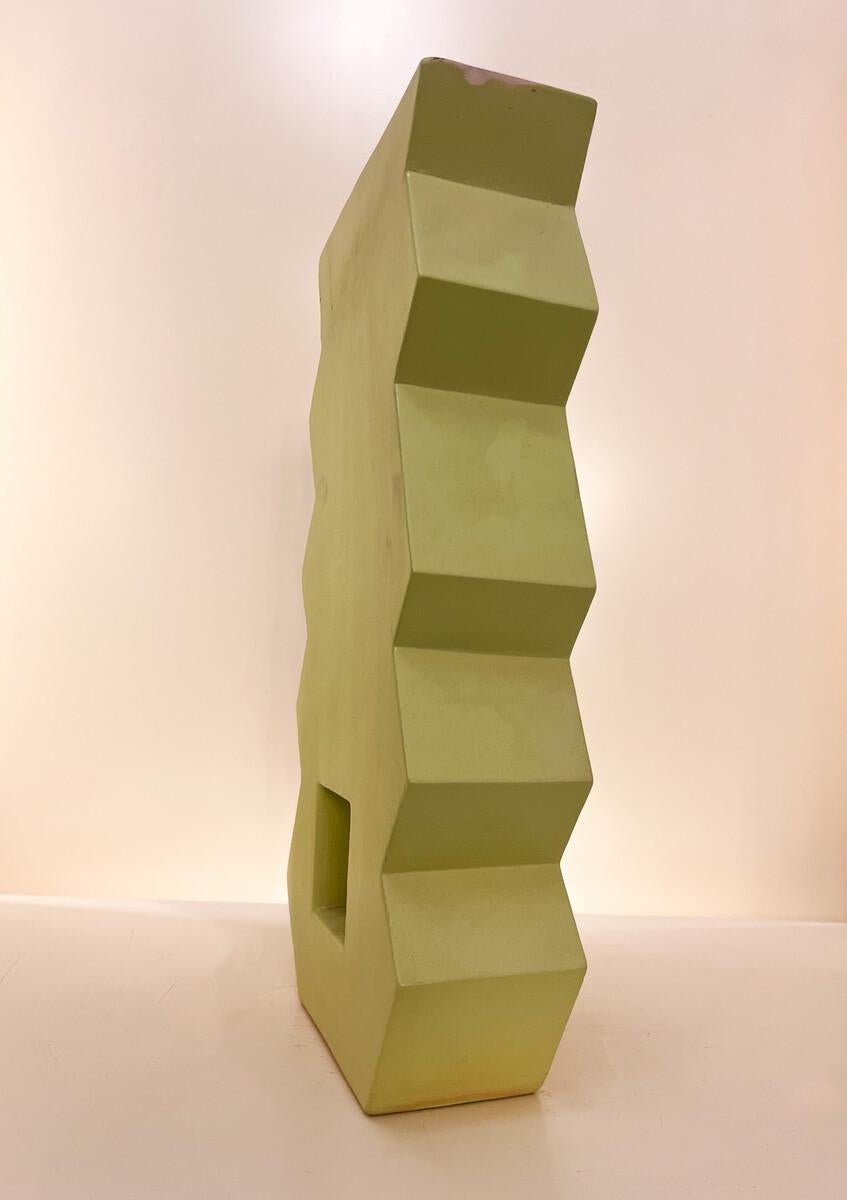 Vase en céramique style Memphis de Florio Keramia, Italie Bon état - En vente à Brussels, BE