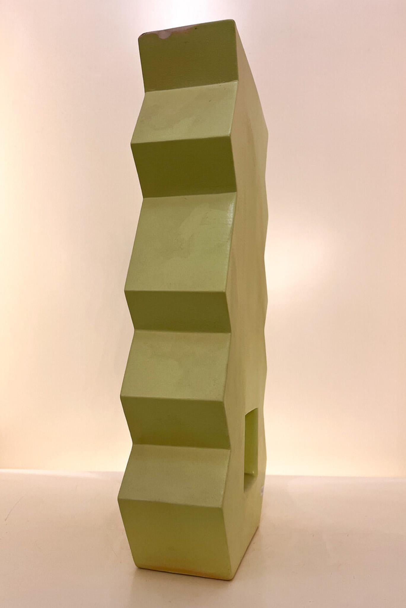 Fin du 20e siècle Vase en céramique style Memphis de Florio Keramia, Italie en vente