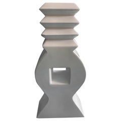 Memphis Style Ceramic Vase Lady by Florio Keramia